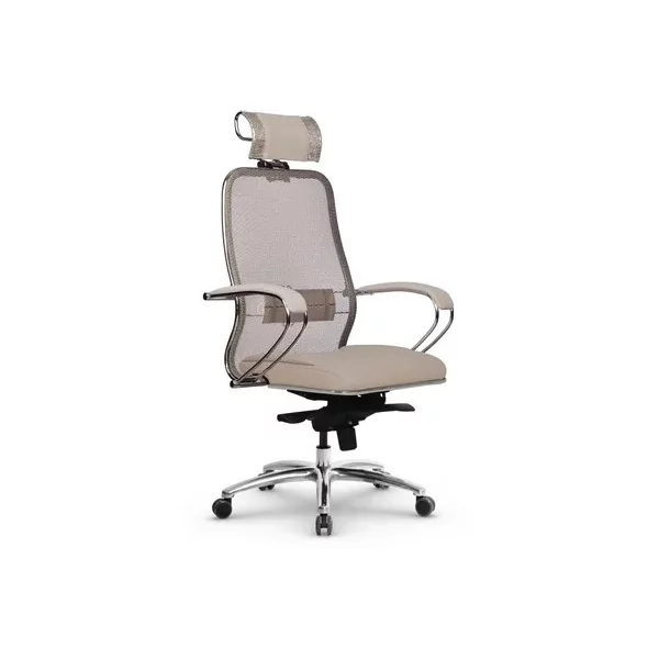 Кресло МЕТТА Samurai SL-2.04 MPES на колесиках, сетка, Темно-бежевый [Z312295696]