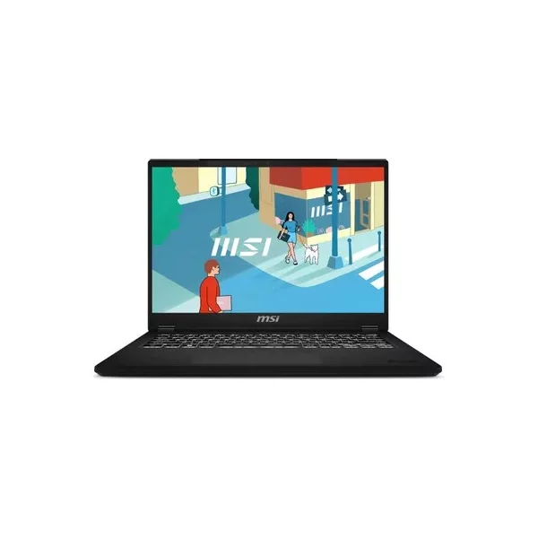 Ноутбук MSI 14 H D13MG-091RU, 14  ", INTEL Iris Xe Graphics, 16 ГБ RAM, черный [9S7-14L112-091]