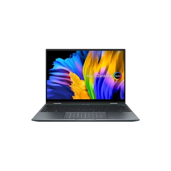 Ноутбук ASUS Zenbook 14 Flip UP5401ZA-KN012W, 14 ", INTEL Iris Xe Graphics, 8 ГБ RAM, серый [90NB0XL1-M002C0]