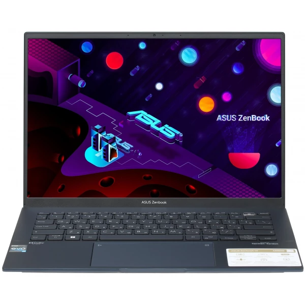 Купить Ноутбук ASUS Zenbook 14 UX3402VA-KP144W, 14 ", INTEL Iris Xe Graphics, 16 ГБ RAM, синий [90NB10G1-M00FT0], цены, характеристики, доставка по РФ