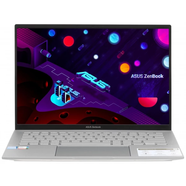 Купить Ноутбук ASUS ZenBook 14 UX3402VA-KP321, 14 ", INTEL Iris Xe Graphics, 16 ГБ RAM, серебристый [90NB10G6-M00H30], цены, характеристики, доставка по РФ