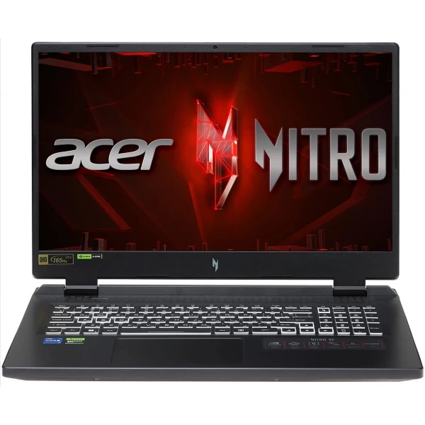 Купить Ноутбук Acer Nitro 17 AN17-51-73CD , 17.3 ", NVIDIA GeForce RTX 4060, 16 ГБ RAM, черный [NH.QK6CD.001], цены, характеристики, доставка по РФ