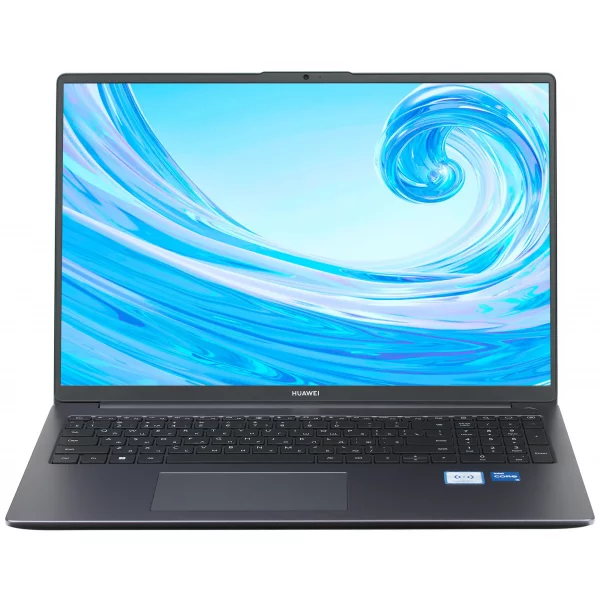 Ноутбук HUAWEI MateBook D 16 RLEF-W5651D, 16 ", 16 ГБ, DDR4, 512 ГБ, Intel Core i5-12450H, Intel UHD Graphics, серый [53013EUS]