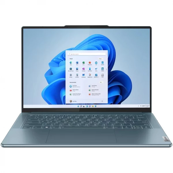 Купить Ноутбук Lenovo Yoga Slim 7 14APU8, 14.5 ", AMD Radeon 780M, 16 ГБ RAM, синий [83AA001CRU], цены, характеристики, доставка по РФ
