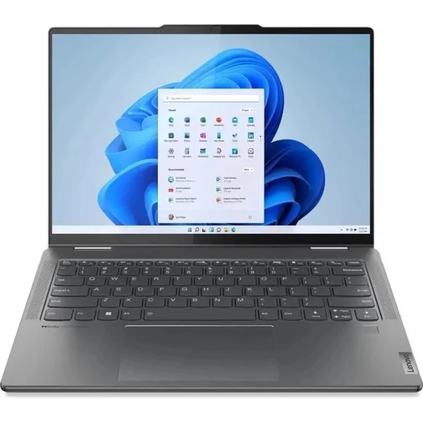 Купить Ноутбук Lenovo Yoga 7 Gen 8 , 14 ", AMD Radeon 660M, 16 ГБ RAM, серый [82YM002ARK], цены, характеристики, доставка по РФ
